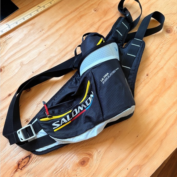 Salomon Ultra Insulated Belt Waist waterbottle pack pouch running hiking skiing - Picture 4 of 6